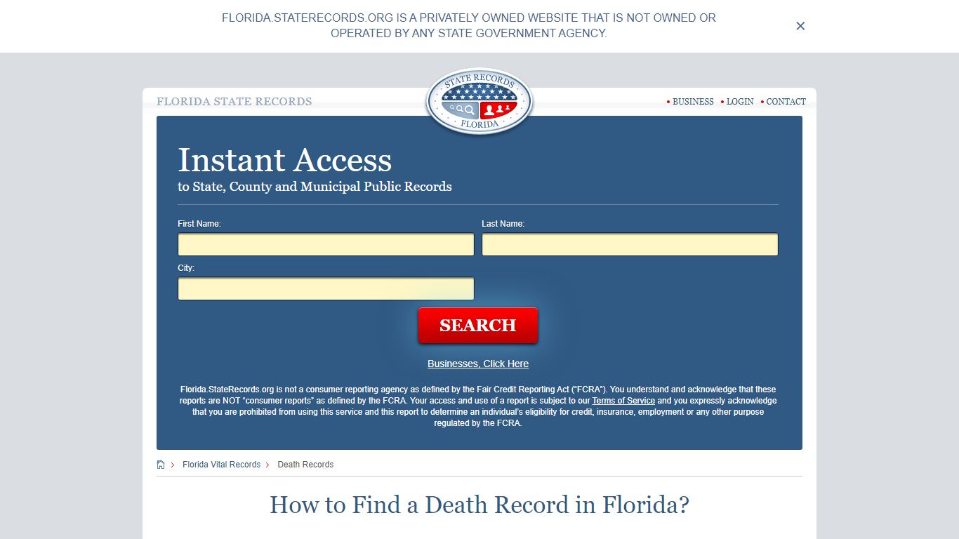 How to Find a Death Record in Florida? - State Records